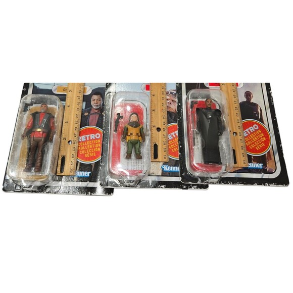 3 LOT - Mandalorian Retro Kenner - Greef Karga - Moff Gideon - Kuiil Toy Figures - Picture 2 of 12